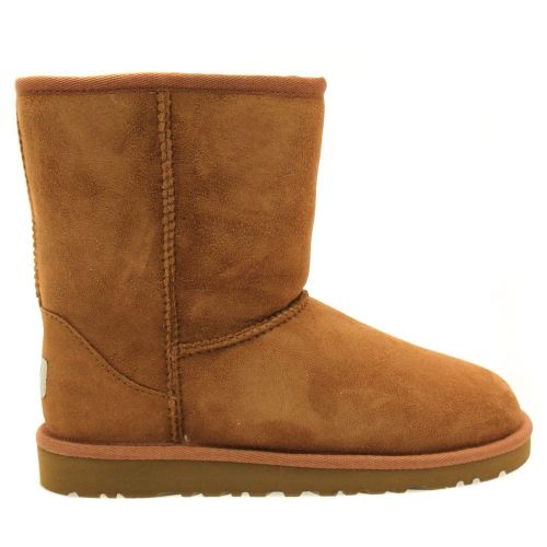 Youth Chestnut Classic Short Boots (4-5) 27420 by UGG from Hurleys