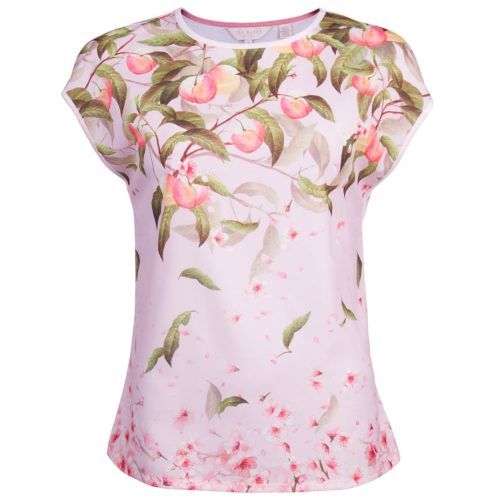 Womens Light Pink Roozie Peach Blossom S/s T Shirt 18402 by Ted Baker from Hurleys