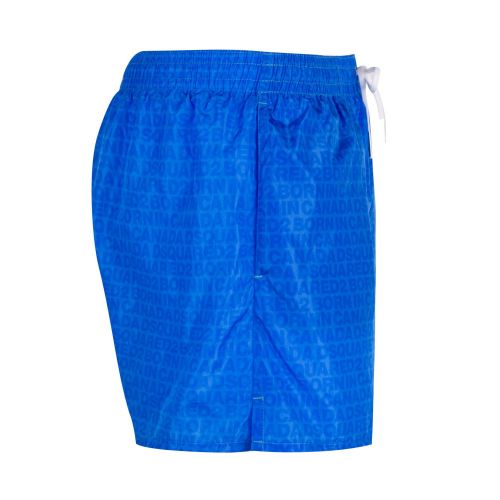 Mens Blue Tonal All Over Print Swim Shorts 75136 by Dsquared2 from Hurleys