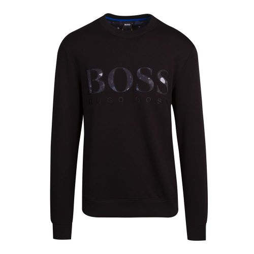 Casual Mens Black Wedown Sweat Top 81034 by BOSS from Hurleys
