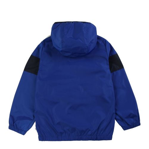 Boys Wave Blue Branded Overhead Packaway Jacket 55983 by BOSS from Hurleys