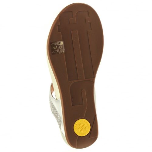 Womens Pale Gold Banda™ Micro-Crystal 46982 by FitFlop from Hurleys