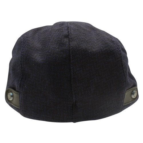 Mens Navy Thompsn Wool Flat Cap 16422 by Ted Baker from Hurleys