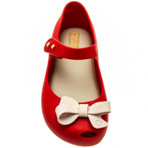 Girls Red Ultragirl Bow 16 (4-9) 62315 by Mini Melissa from Hurleys