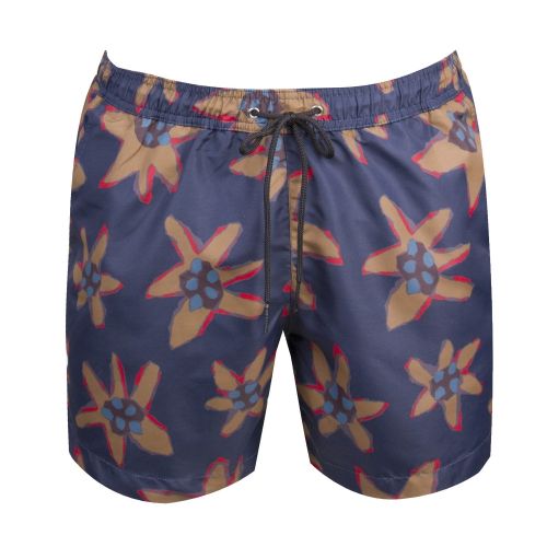 Mens Black Flower Swim Shorts 28727 by PS Paul Smith from Hurleys