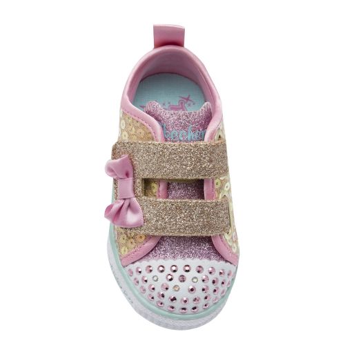 Toddler Gold Shuffle Lite Mini Mermaid Trainers (21-28) 40794 by Skechers from Hurleys