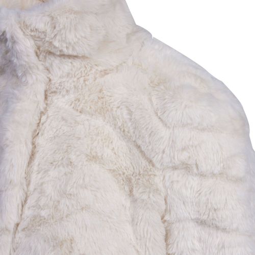 Womens Birch Vialiba Faux Fur Jacket 78570 by Vila from Hurleys
