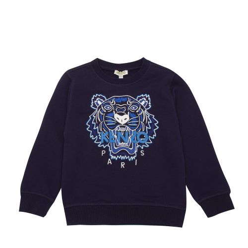 Kenzo Boys Navy Tiger Sweat Top 75761 by Kenzo from Hurleys