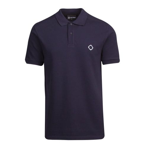 Mens Ink Navy Pique S/s Polo Shirt 92886 by MA.STRUM from Hurleys