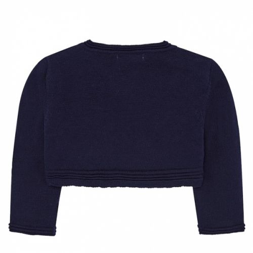 Infant Navy Bow Knitted Cardigan 58211 by Mayoral from Hurleys