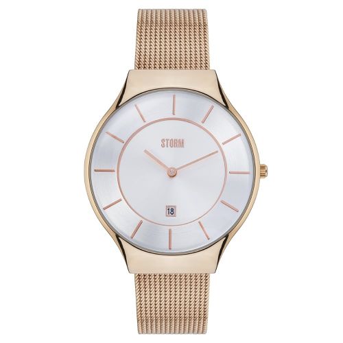 Women Silver Dial Rose Gold Reese Watch 47122 by Storm from Hurleys