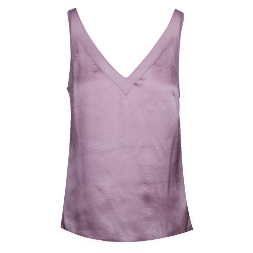 Womens Mid Purple Lilyane Mesh Trim Cami Top 37317 by Ted Baker from Hurleys
