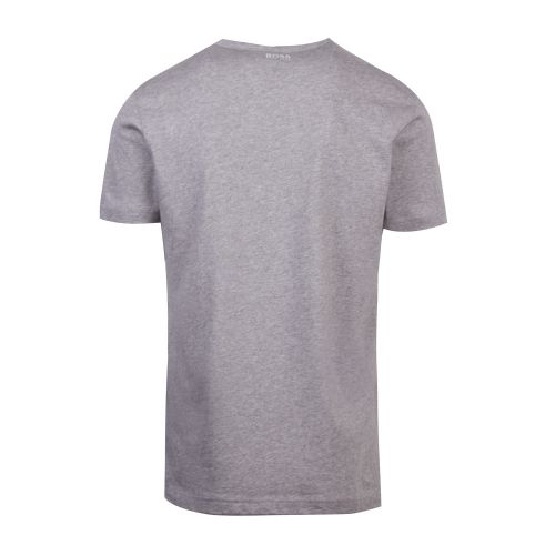 Athleisure Mens Light Grey Tee 2 Stripe Logo S/s T Shirt 55063 by BOSS from Hurleys