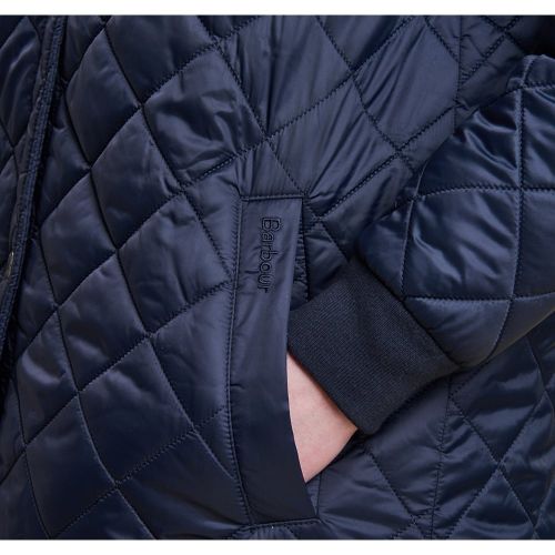 Heritage Womens Navy Ebbertson Quilted Jacket 12525 by Barbour from Hurleys