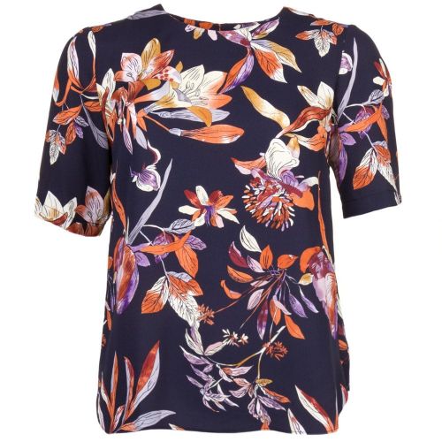 Womens Night Sky Yaslilja Floral Top 67884 by Y.A.S from Hurleys