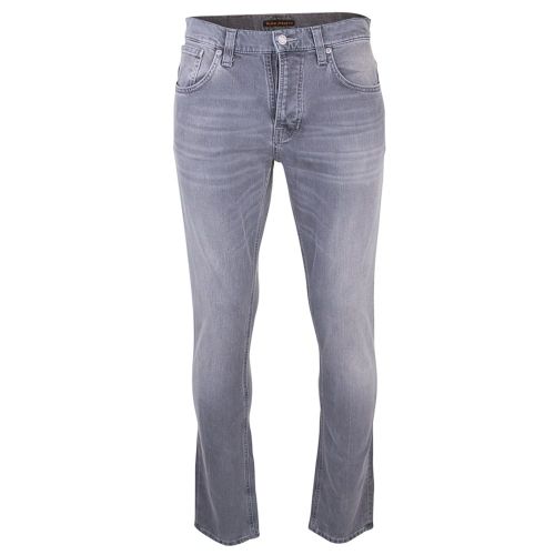 Mens Grey Wave Grim Trim Slim Fit Jeans 10827 by Nudie Jeans Co from Hurleys