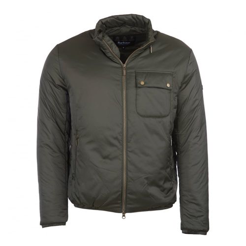 Mens Sage Winter Scarp Quilted Jacket 12020 by Barbour International from Hurleys