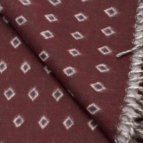 Mens Dark Red Lifton Diamond Scarf 30342 by Ted Baker from Hurleys
