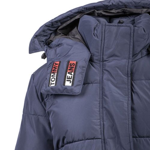 Womens Twilight Navy Oversized Puffer Coat 99152 by Tommy Jeans from Hurleys