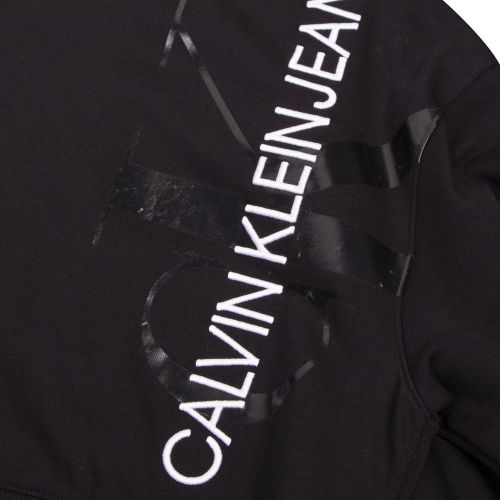 Womens Black Vertical Logo Sweat Top 96878 by Calvin Klein from Hurleys