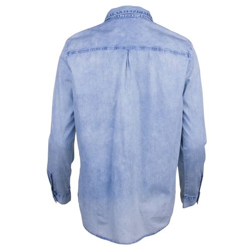 Womens Blue L/s Shirt 7077 by Replay from Hurleys