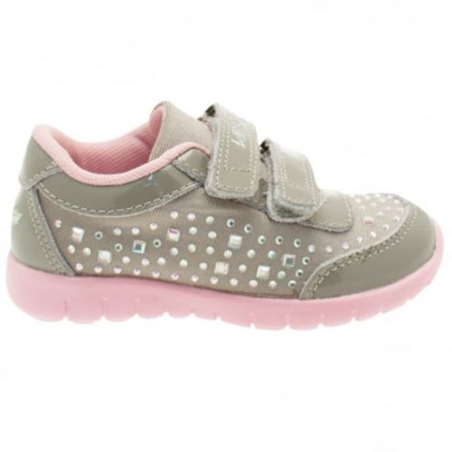 Baby Grey Eva Trainers (20-25) 17060 by Lelli Kelly from Hurleys