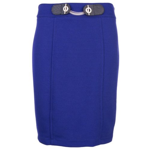Womens Sea Water Blue Chain Detail Skirt 68028 by Versace Jeans from Hurleys
