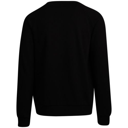 Mens Black Rue St Guillaume Sweat Top 78145 by Karl Lagerfeld from Hurleys