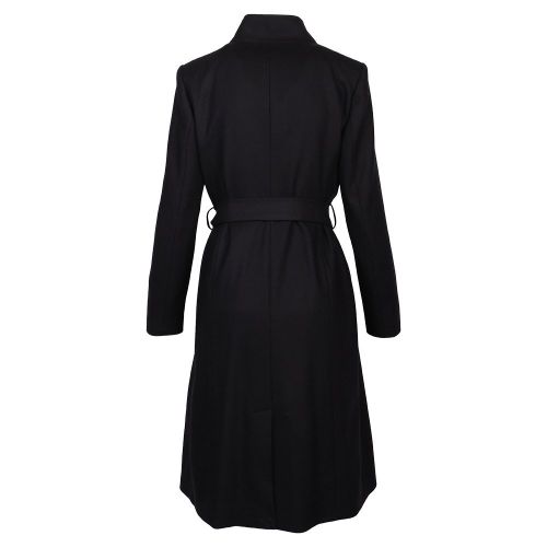 Womens Black Rose Midi Wool Wrap Coat 97259 by Ted Baker from Hurleys