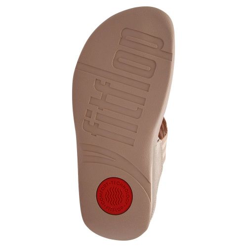 Womens Rose Gold Walkstar Toe-Post Sandals 92862 by FitFlop from Hurleys