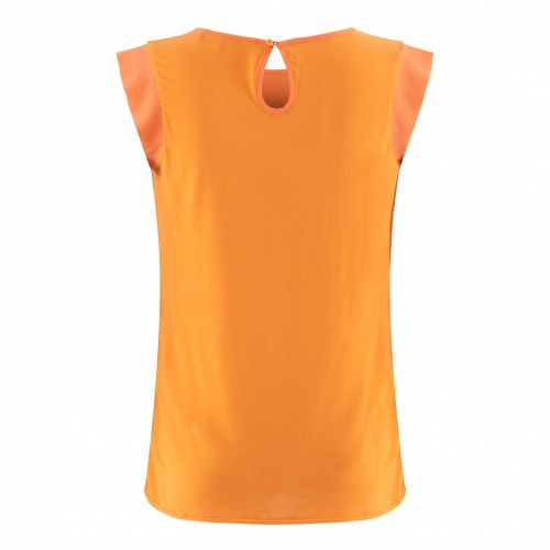 Womens Tangerine Dream Abena Light Cap Sleeve Top 53951 by French Connection from Hurleys