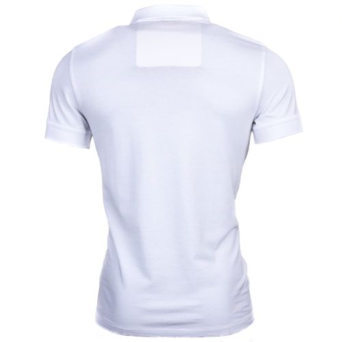Mens White Pascha S/s Polo Shirt 67219 by BOSS Orange from Hurleys