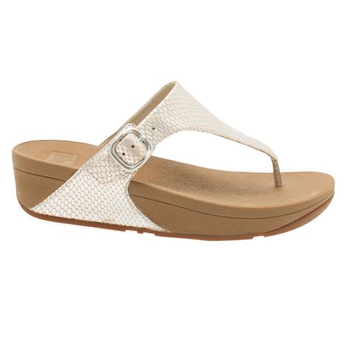 Fit Flop Womens Silver Snake The Skinny Sandals 8414 by FitFlop from Hurleys