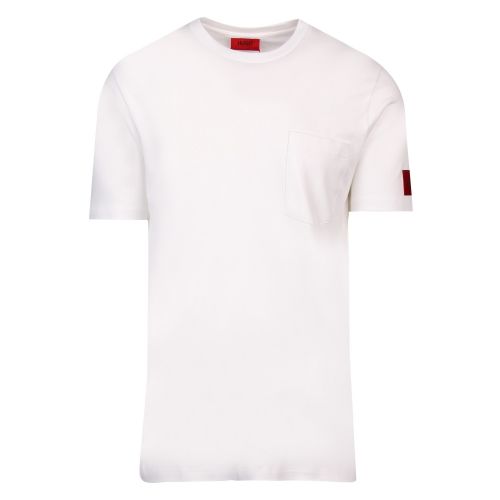Mens White Dhanghai S/s T Shirt 44996 by HUGO from Hurleys