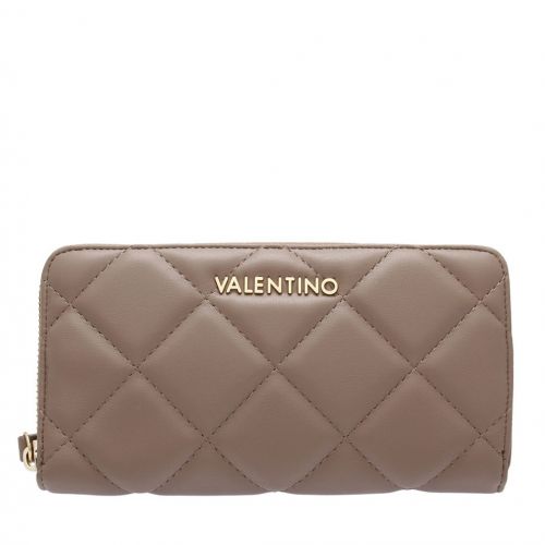 Womens Taupe Ocarina Large Zip Around Purse 95362 by Valentino from Hurleys