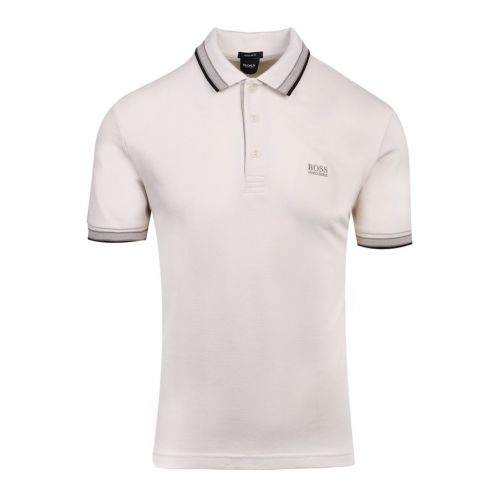 Athleisure Mens Oat Paddy Regular Fit S/s Polo Shirt 101549 by BOSS from Hurleys