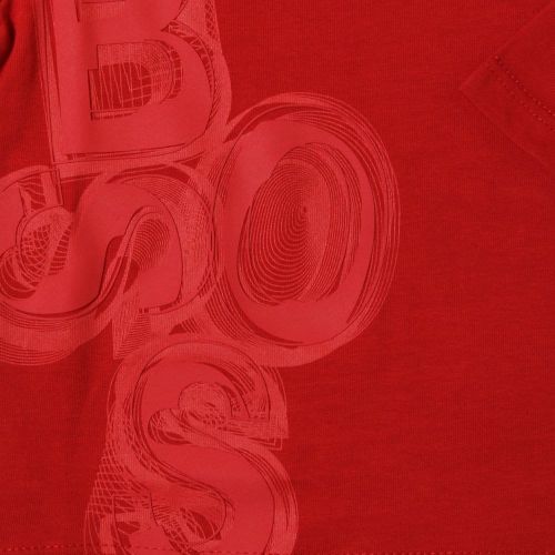 Baby Red Branded L/s Tee Shirt 18924 by BOSS from Hurleys