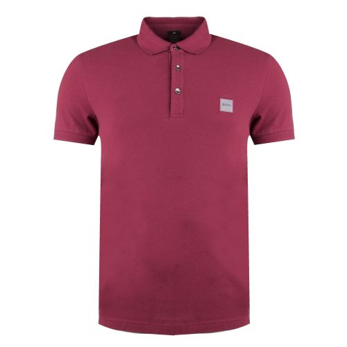 Casual Mens Dark Red Passenger S/s Polo Shirt 28207 by BOSS from Hurleys