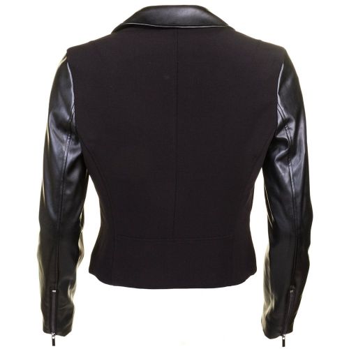 Womens Black Alana Mix Biker Jacket 60346 by French Connection from Hurleys