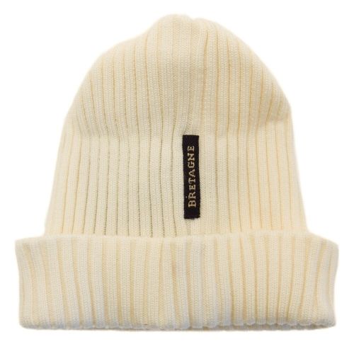 Paul & Shark Mens Cream Knitted Anchor Hat 65106 by Paul And Shark from Hurleys