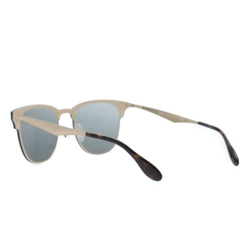 Gold/Grey/Green RB3576N Blaze Clubmaster Sunglasses 25923 by Ray-Ban from Hurleys