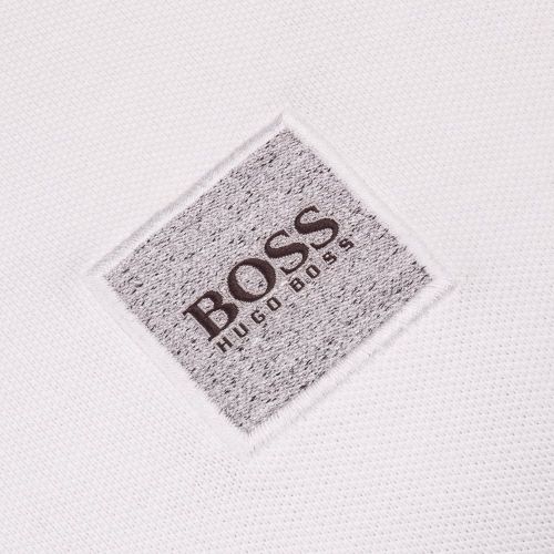 Orange Mens White Pavlik S/s Polo Shirt 68262 by BOSS from Hurleys