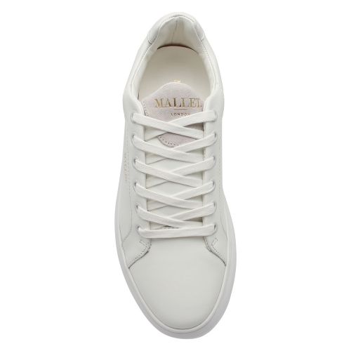 Womens White GRFTR Leather Trainers 50071 by Mallet from Hurleys