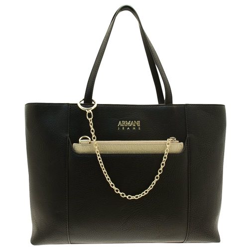 Womens Black Shopper Bag & Purse 70359 by Armani Jeans from Hurleys