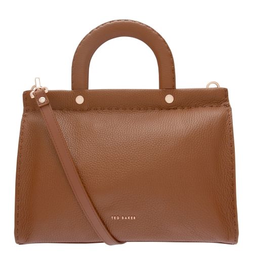 Womens Brown Monicaa Stab Stitch Midi Tote 40355 by Ted Baker from Hurleys