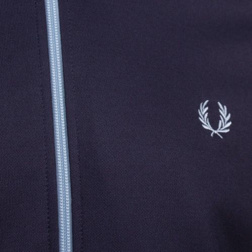 Mens Dark Airforce Contrast Trim Track Jacket 87922 by Fred Perry from Hurleys