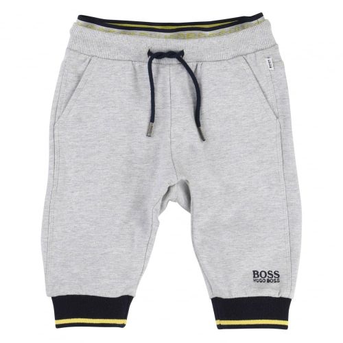 Baby Grey Branded Jog Pants 37460 by BOSS from Hurleys