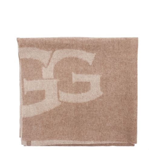 Womens Stormy Grey Logo Wrap Scarf 32423 by UGG from Hurleys
