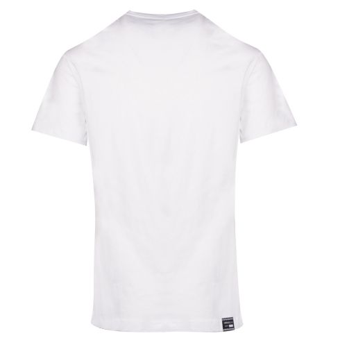 Mens White Centre Logo Slim Fit S/s T Shirt 41773 by Versace Jeans from Hurleys