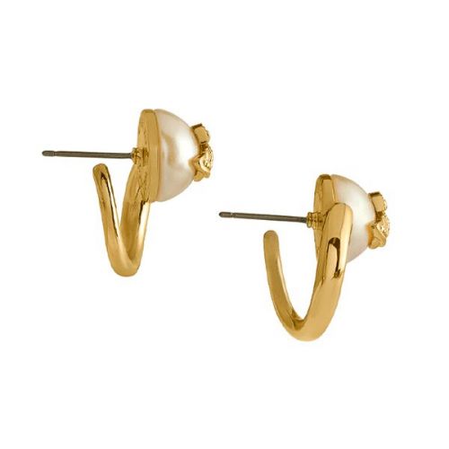 Womens Gold/Creamrose Carola Earrings
